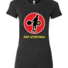 Kyrgyzstan Female Black T-Shirt