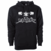 Toshiki Yamamoto Heavyweight Black Squat Pullover Hoodie (White Plate Graphic)