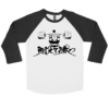 Toshiki Yamamoto Heather White Raglan shirt (White Plate Graphic)