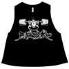 Toshiki Yamamoto Black Squat Racerback Tank (White Plate Graphic)