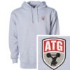 Gray ATG Shield Embroidered Hoodie