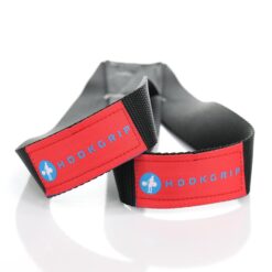 Terrific Triangles Black Red/Blue/White weightlifting straps (1.5" Nylon)