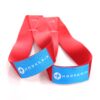 Terrific Triangles Red Blue/White weightlifting straps (1.5" Nylon)
