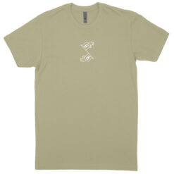 YKS Light Olive / White Double Flag Tee