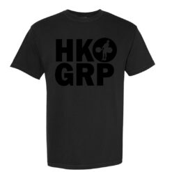 HKGRP Black / Black (Comfort Colors 100% Cotton)
