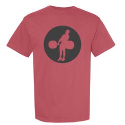 Logo Crimson / Charcoal (Comfort Colors 100% Cotton)