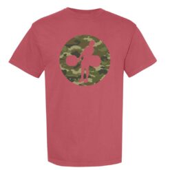 Logo Crimson / Green Camo (Comfort Colors 100% Cotton)