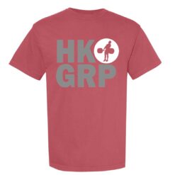 HKGRP Crimson / Gray White (Comfort Colors 100% Cotton)