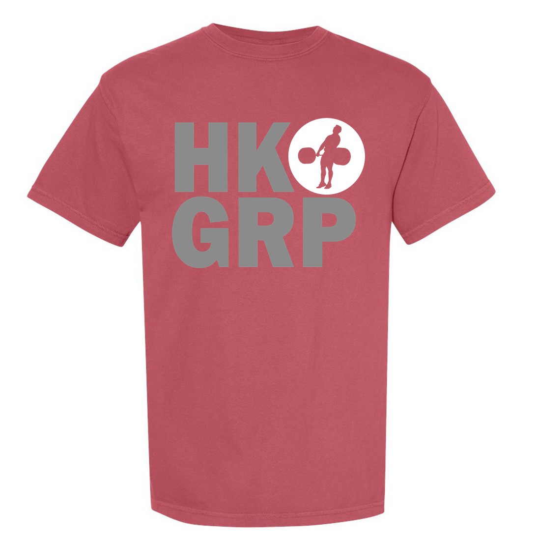 HKGRP Crimson / Gray White (Comfort Colors 100% Cotton)