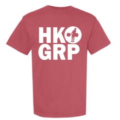HKGRP Crimson / White (Comfort Colors 100% Cotton)