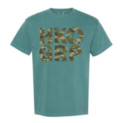 HKGRP Emerald / Green Camo (Comfort Colors 100% Cotton)
