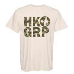 HKGRP Ivory / Green Camo (Comfort Colors 100% Cotton)