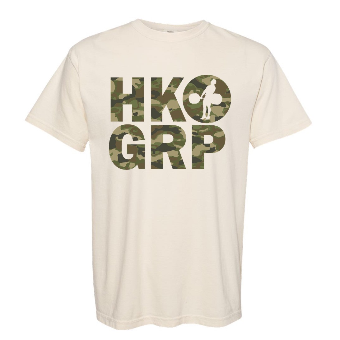 HKGRP Ivory / Green Camo (Comfort Colors 100% Cotton)