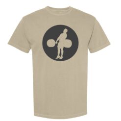 Logo Khaki / Charcoal (Comfort Colors 100% Cotton)