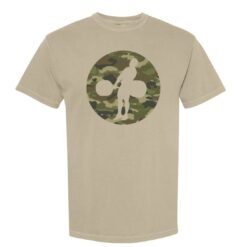 Logo Khaki / Green Camo (Comfort Colors 100% Cotton)