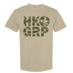 HKGRP Khaki / Green Camo (Comfort Colors 100% Cotton)