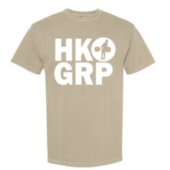 HKGRP Khaki / White (Comfort Colors 100% Cotton)