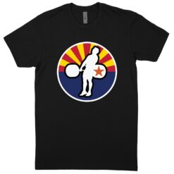 Arizona Black T-Shirt (60/40 Blend Tee)