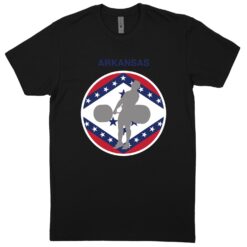 Arkansas Black T-Shirt (60/40 Blend Tee)
