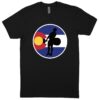 Colorado Black T-Shirt (60/40 Blend Tee)