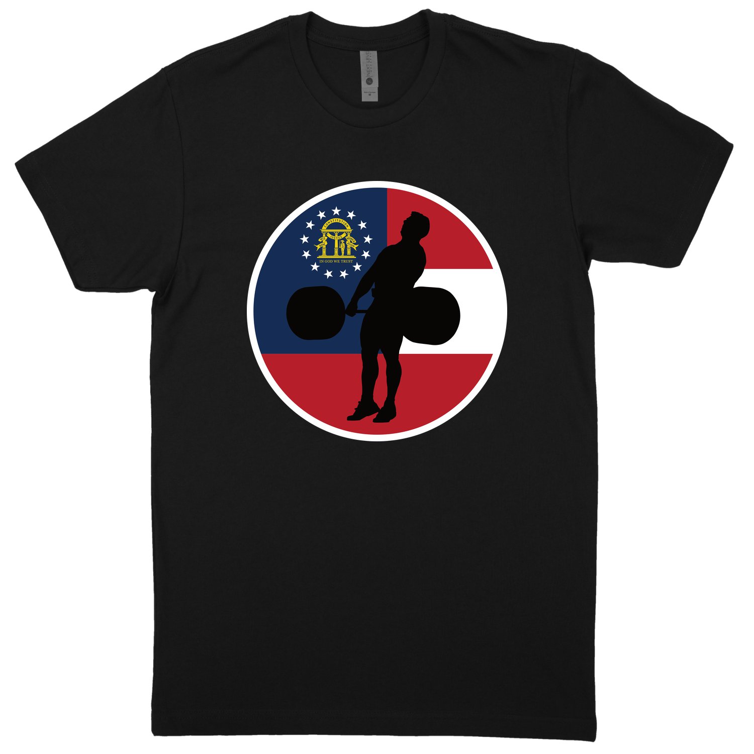 Georgia Black T-Shirt (60/40 Blend Tee)