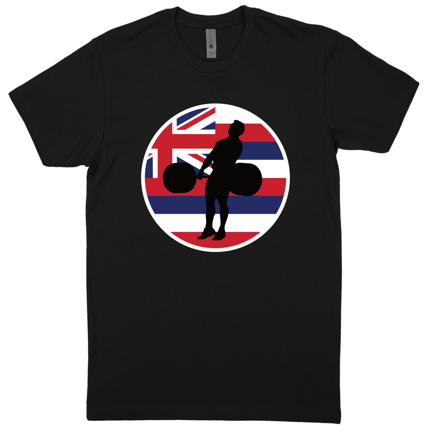 Hawaii Black T-Shirt (60/40 Blend Tee)