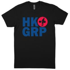 HKGRP Black / Blue / Red T-Shirt (60/40 Blend Tee)