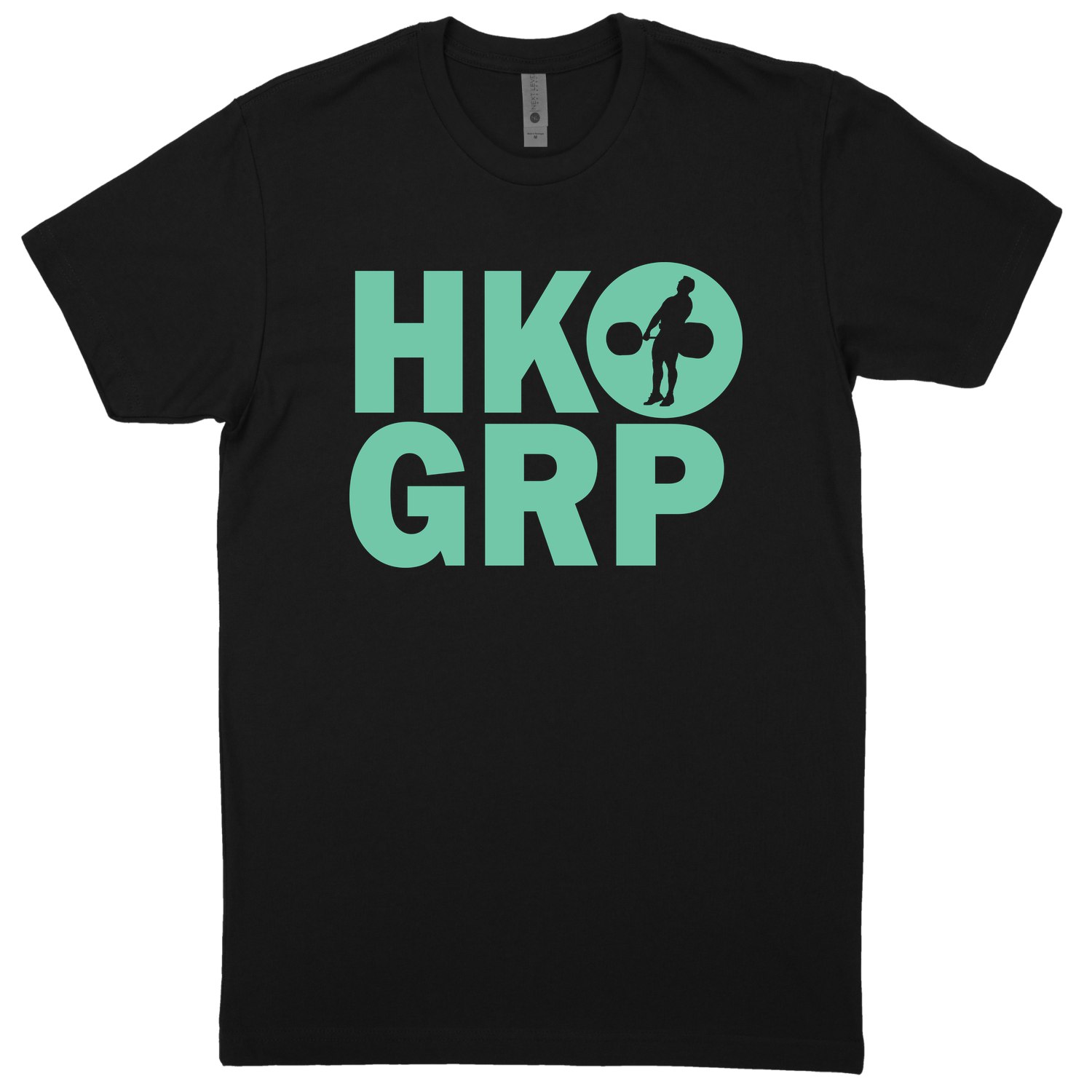 HKGRP Black / Mint T-Shirt (60/40 Blend Tee)