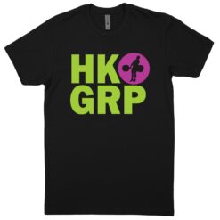 HKGRP Black / Lime Green / Pink T-Shirt (60/40 Blend Tee)