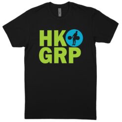 HKGRP Black / Lime Green / Teal T-Shirt (60/40 Blend Tee)