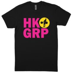HKGRP Black / Pink / Yellow T-Shirt (60/40 Blend Tee)