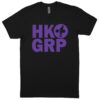 HKGRP Black / Purple T-Shirt (60/40 Blend Tee)