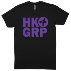 HKGRP Black / Purple T-Shirt (60/40 Blend Tee)