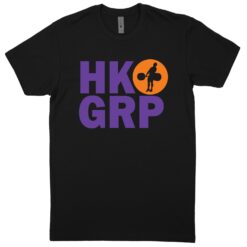 HKGRP Black / Purple / Orange T-Shirt (60/40 Blend Tee)
