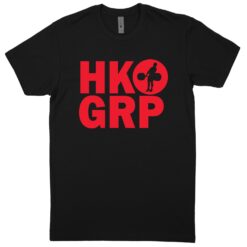 HKGRP Black / Red T-Shirt (60/40 Blend Tee)