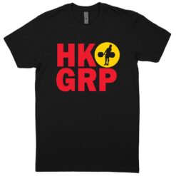 HKGRP Black / Red / Yellow T-Shirt (60/40 Blend Tee)