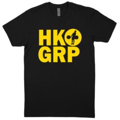 HKGRP Black / Yellow T-Shirt (60/40 Blend Tee)