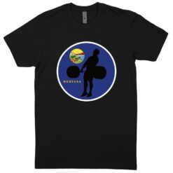 Montana Black T-Shirt (60/40 Blend Tee)