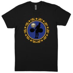 New Hampshire Black T-Shirt (60/40 Blend Tee)