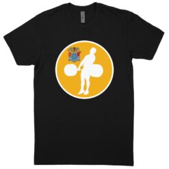 New Jersey Black T-Shirt (60/40 Blend Tee)