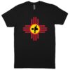 New Mexico Black T-Shirt (60/40 Blend Tee)