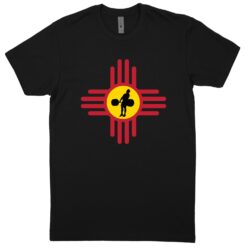 New Mexico Black T-Shirt (60/40 Blend Tee)