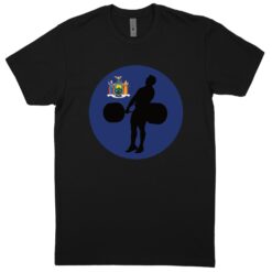 New York Black T-Shirt (60/40 Blend Tee)