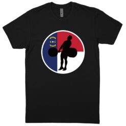 North Carolina Black T-Shirt (60/40 Blend Tee)