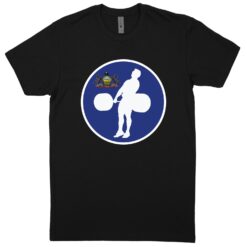 Pennsylvania Black T-Shirt (60/40 Blend Tee)