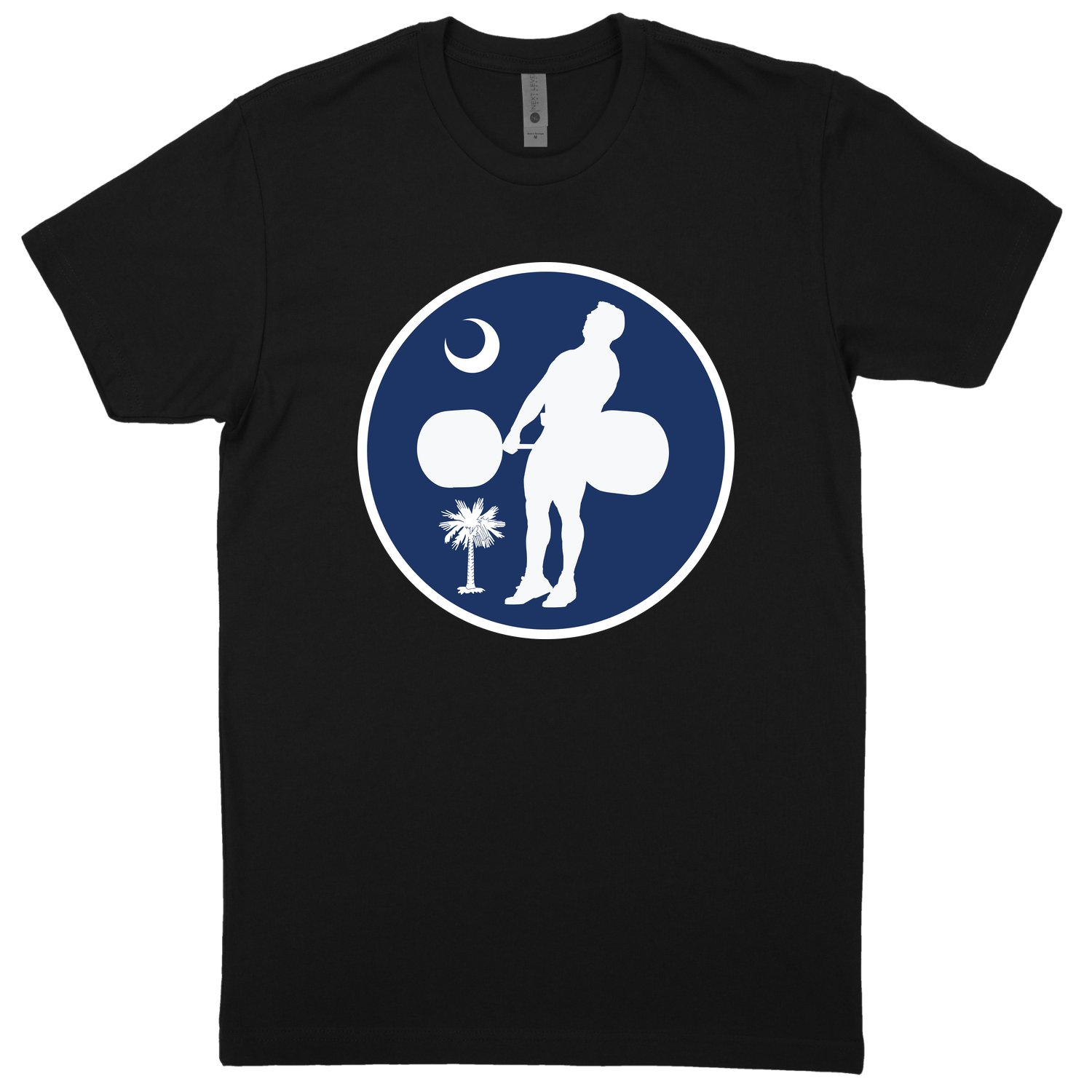 South Carolina Black T-Shirt (60/40 Blend Tee)