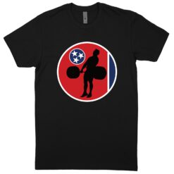 Tennessee Black T-Shirt (60/40 Blend Tee)