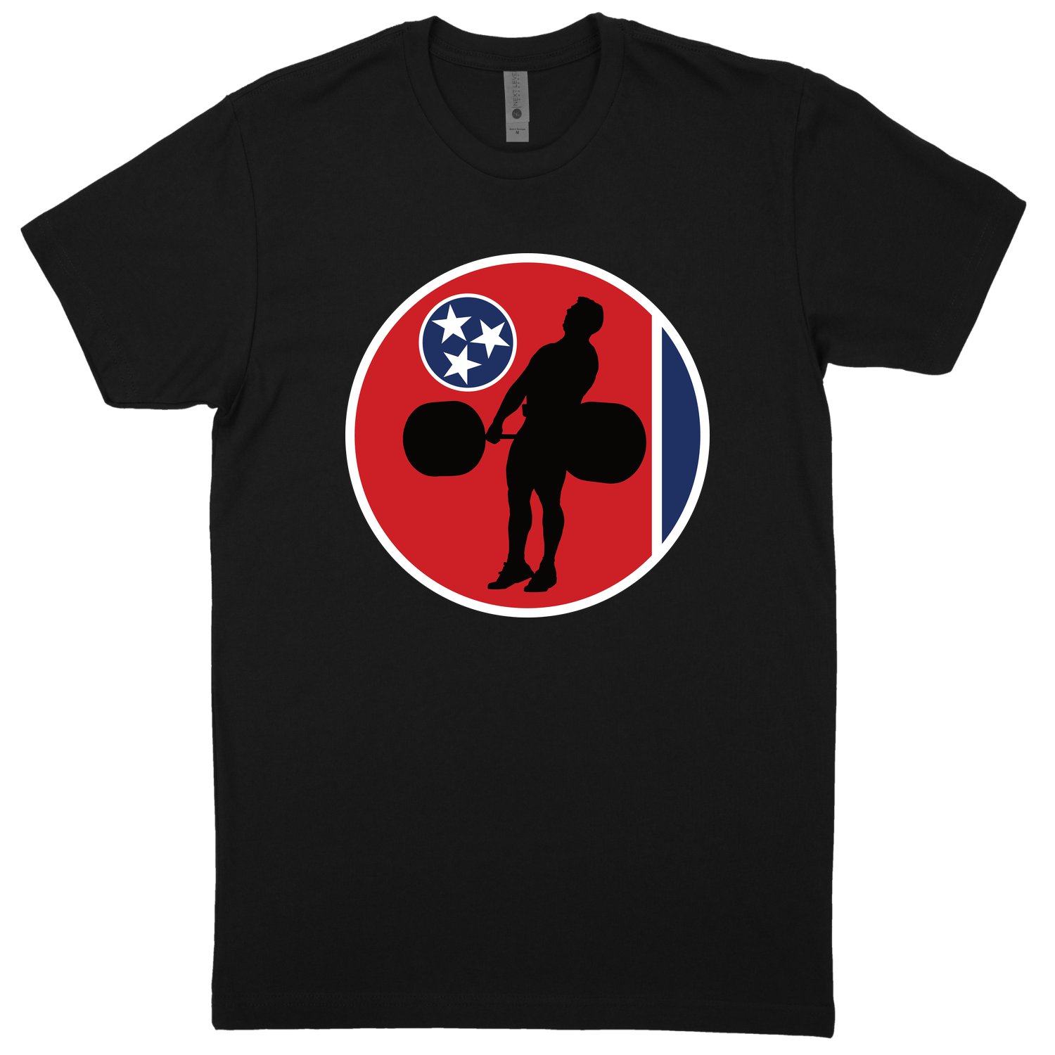 Tennessee Black T-Shirt (60/40 Blend Tee)