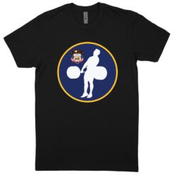 Utah Black T-Shirt (60/40 Blend Tee)