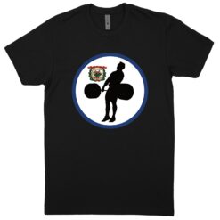 West Virginia Black T-Shirt (60/40 Blend Tee)